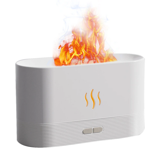 Ultrasonic Aromatherapy Flame Humidifier & Diffuser